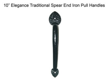 05. 10" Decorative Pull Handle - Spear End